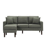 Sectional Sofa Left Hand Facing With 2 Pillows