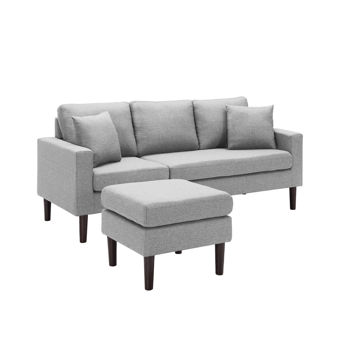 Sectional Sofa Left Hand Facing With 2 Pillows