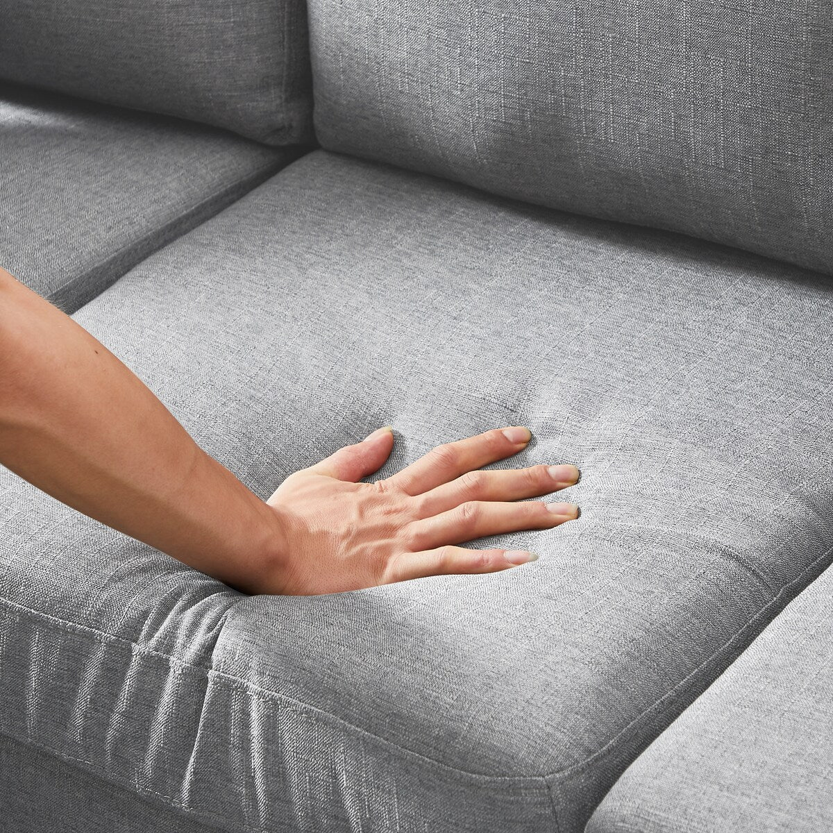 Sectional Sofa Left Hand Facing With 2 Pillows