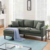 Sectional Sofa Left Hand Facing With 2 Pillows