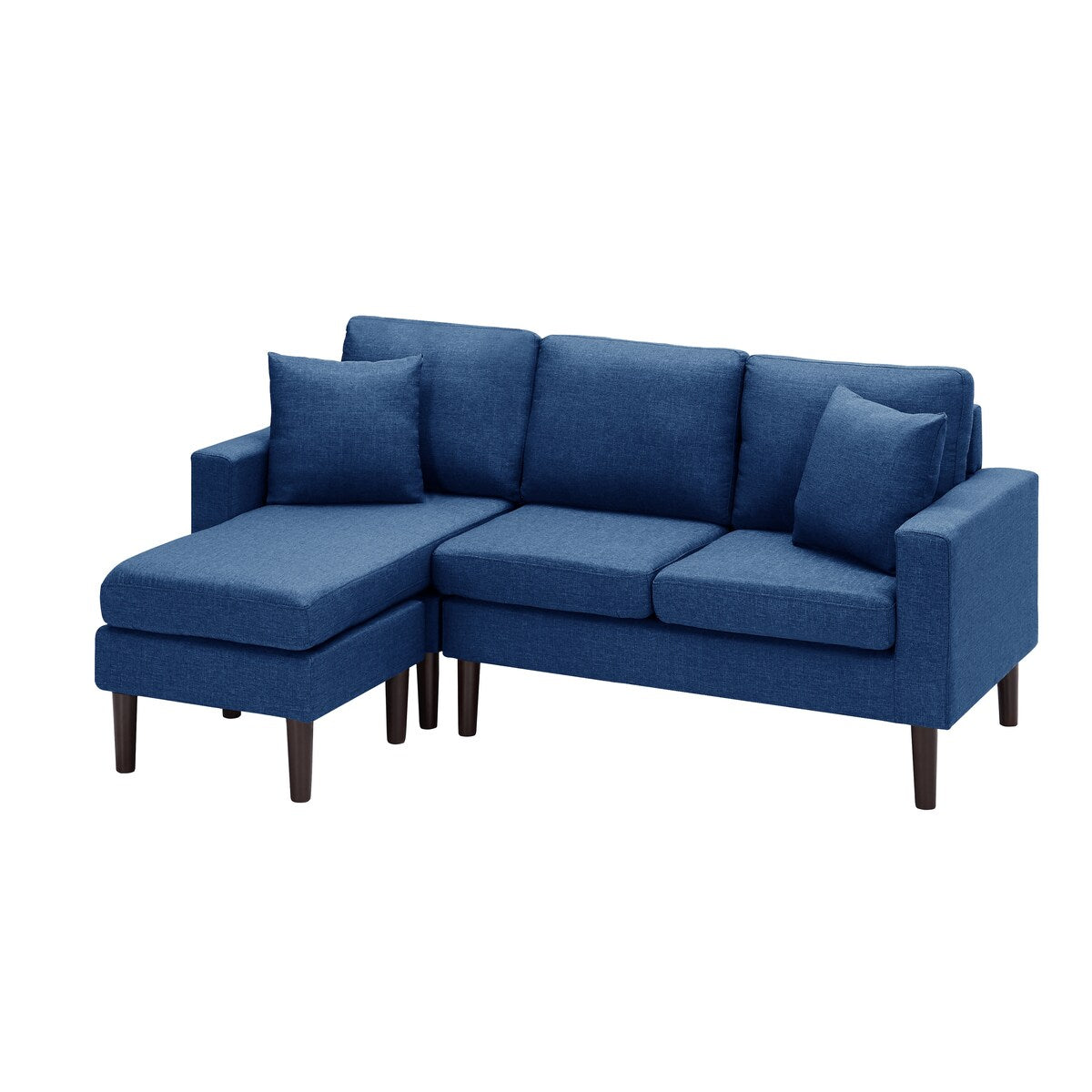 Sectional Sofa Left Hand Facing With 2 Pillows