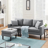 Sectional Sofa Left Hand Facing With 2 Pillows