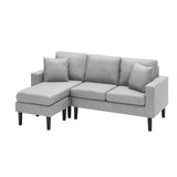 Sectional Sofa Left Hand Facing With 2 Pillows