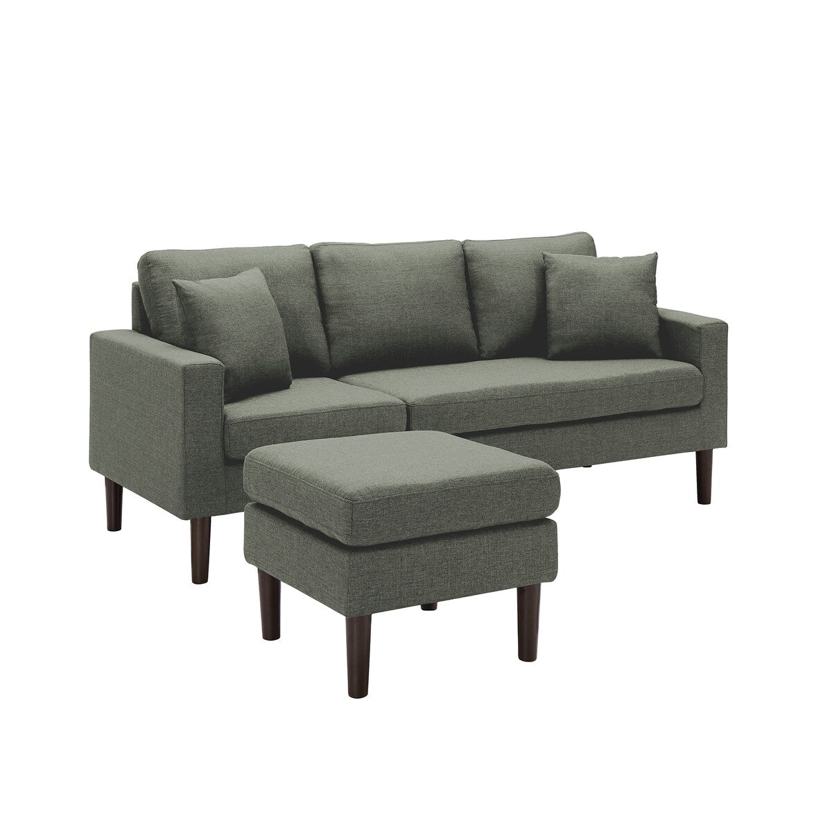 Sectional Sofa Left Hand Facing With 2 Pillows