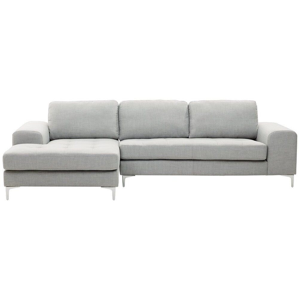 Sectional Sofa Light Gray KIRUNA