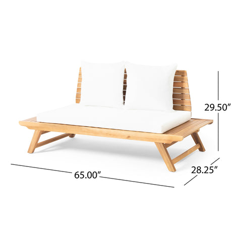 Sedona Acacia Wood 4-piece Outdoor Chat Set by Christopher Knight Home