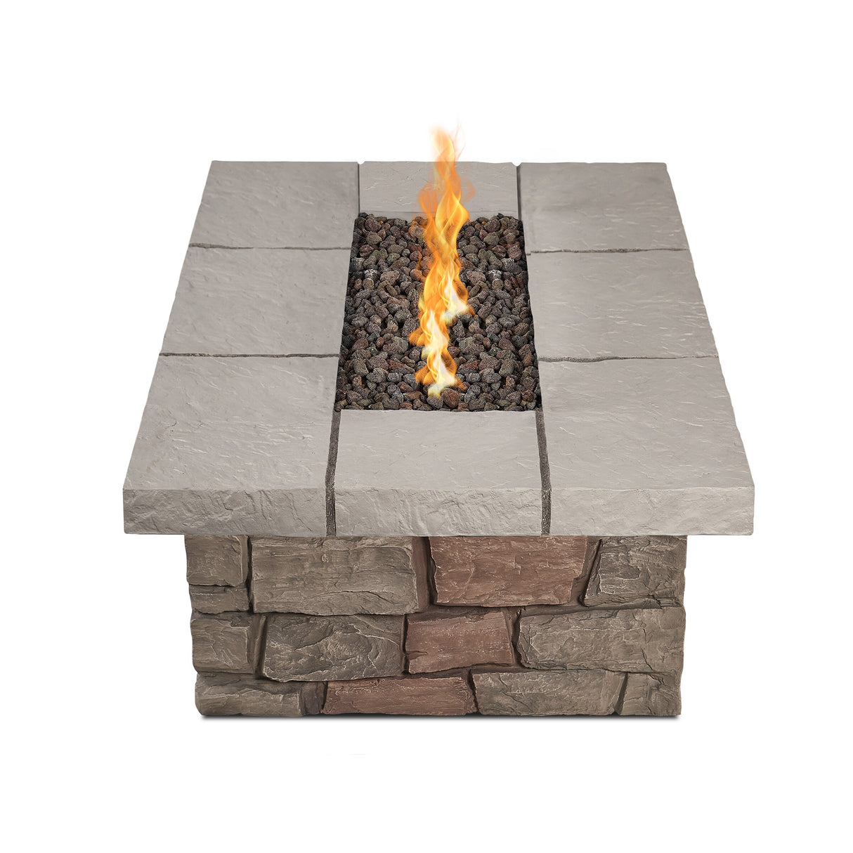 Sedona 52" LP Gas Fire Table w/NG Conversion in Buff by Real Flame