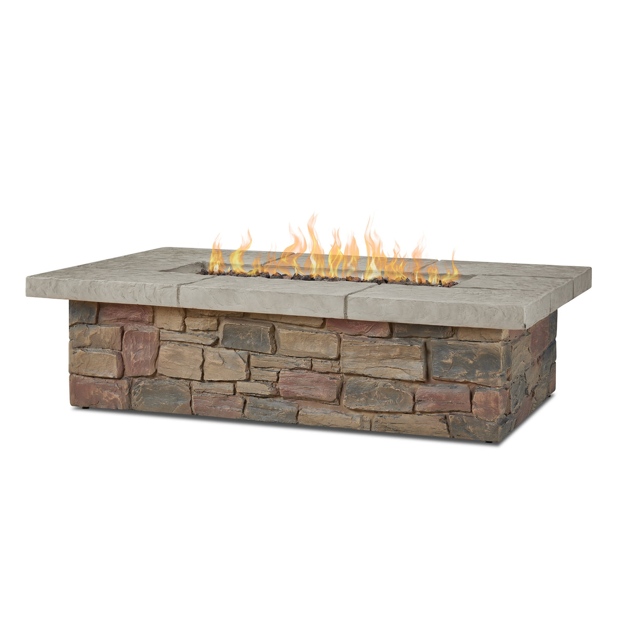 Sedona 52" LP Gas Fire Table w/NG Conversion in Buff by Real Flame