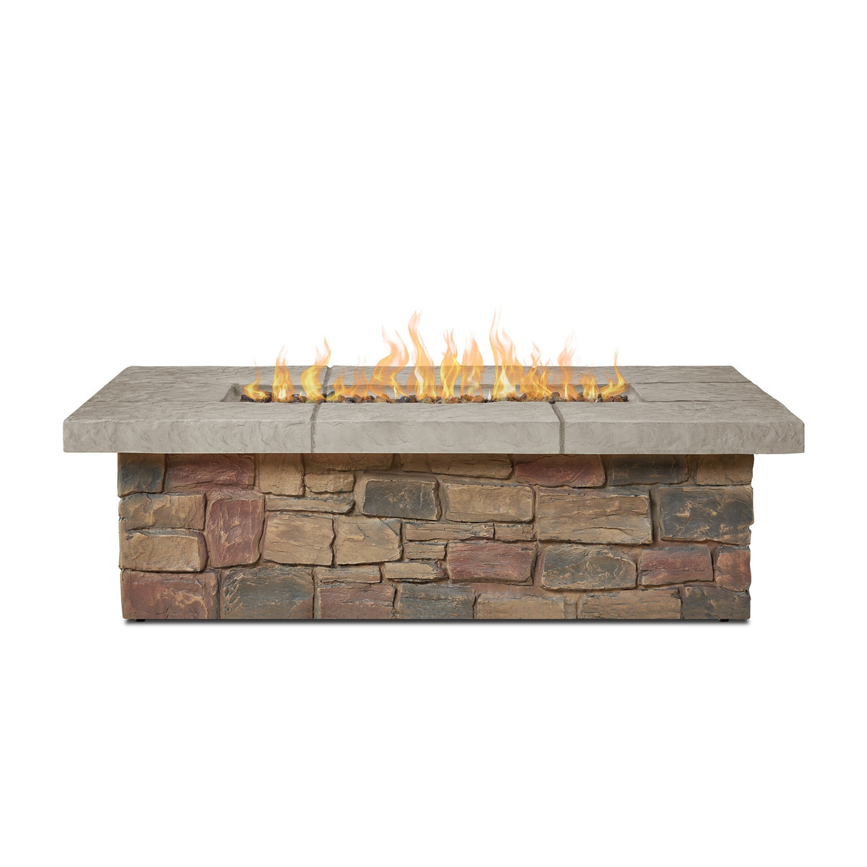 Sedona 52" LP Gas Fire Table w/NG Conversion in Buff by Real Flame