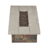 Sedona 52" LP Gas Fire Table w/NG Conversion in Buff by Real Flame