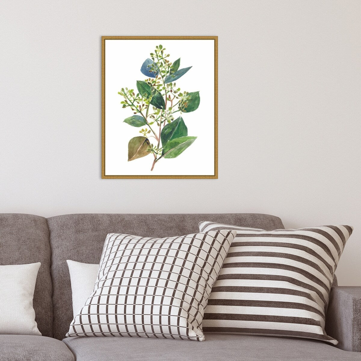 Seeded Eucalyptus II by Melissa Wang (16 x 20 in.), Framed Canvas Wall Art Print - Sylvie Gold