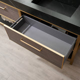 Segovia Bath Vanity with Sintered Stone Top
