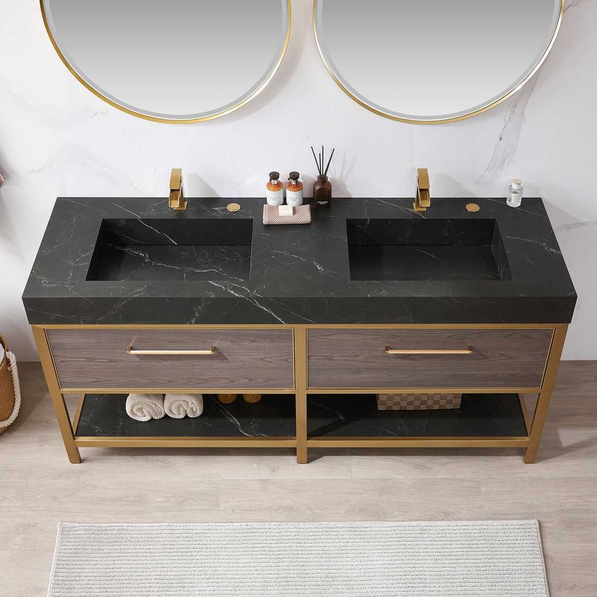 Segovia Bath Vanity with Sintered Stone Top