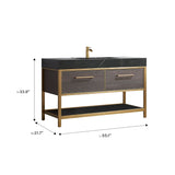 Segovia Bath Vanity with Sintered Stone Top