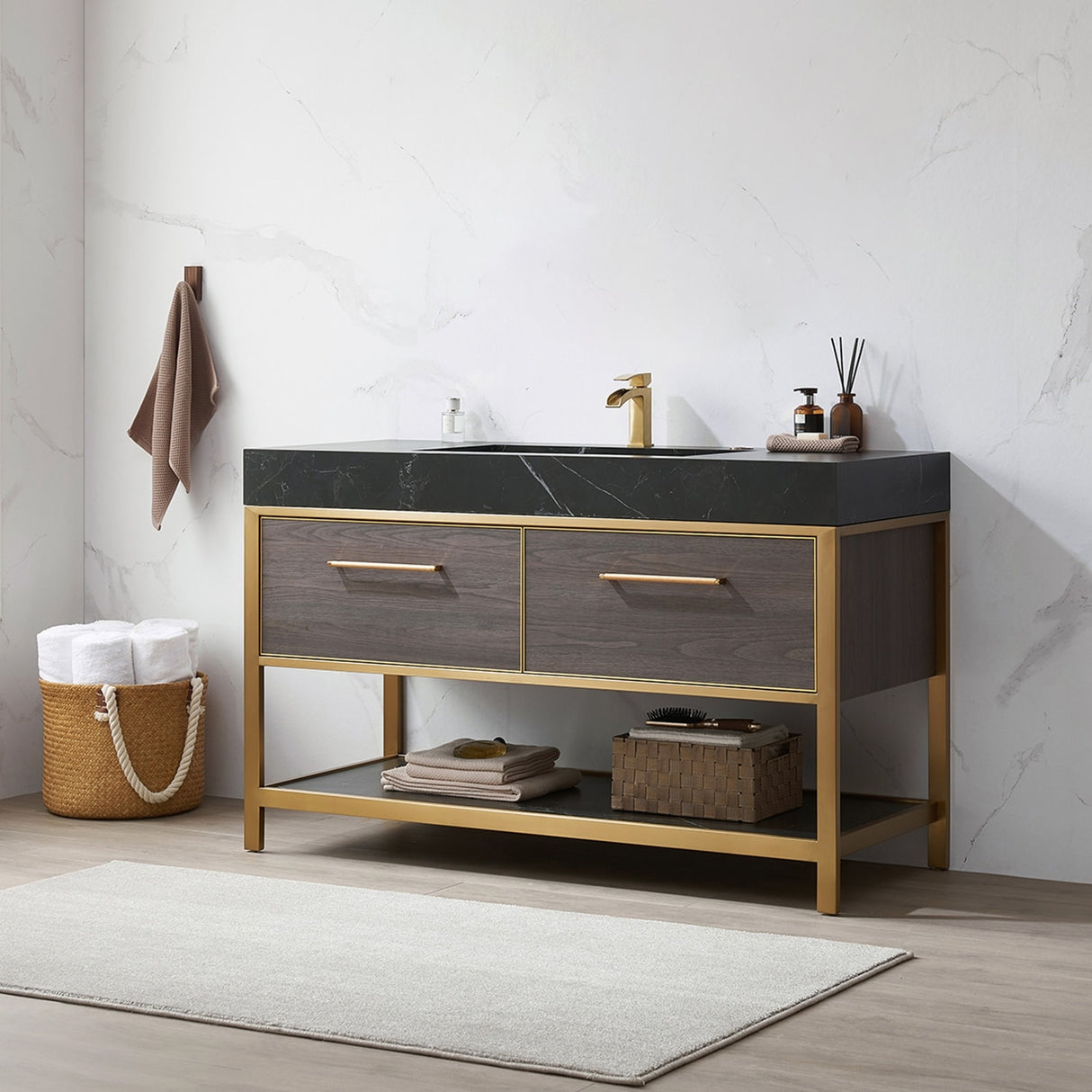 Segovia Bath Vanity with Sintered Stone Top
