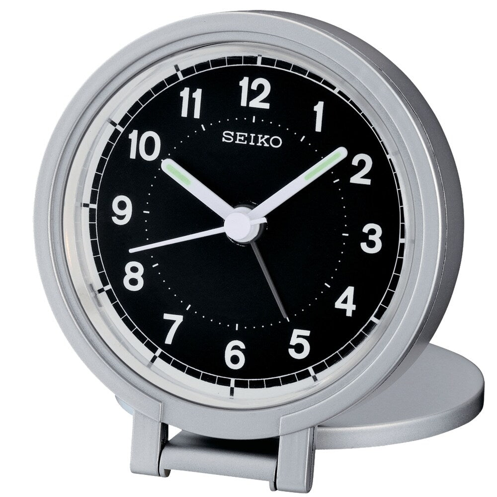Seiko 3" Round Perfect Travel Alarm