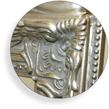 Selections by Chaumont Kensington Silver Cheval Mirror - Antique Silver