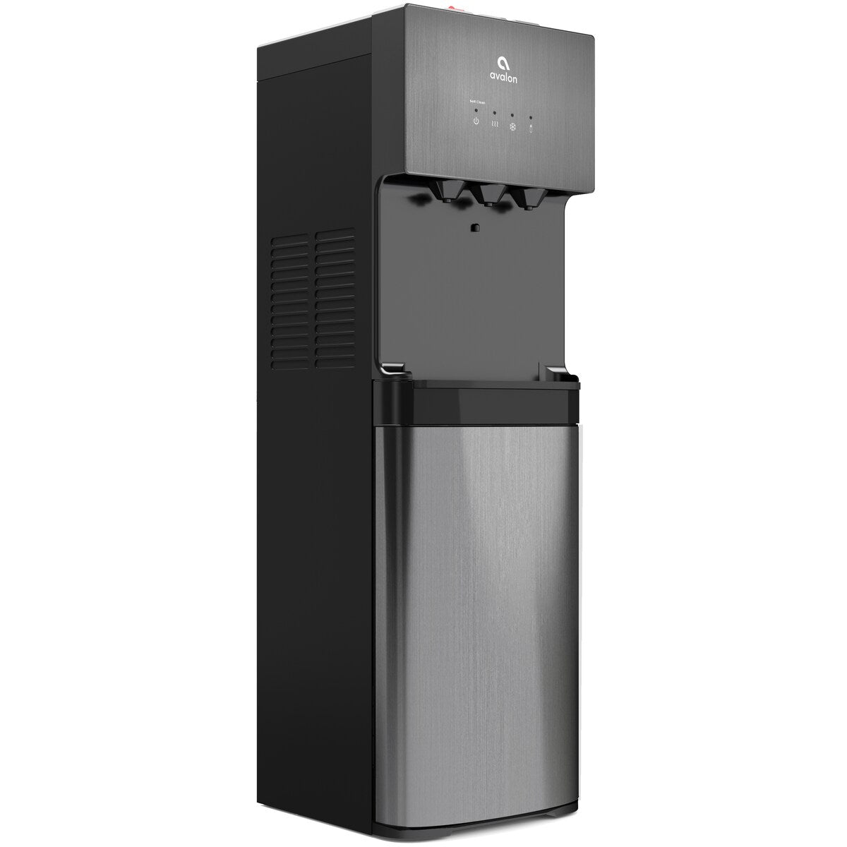 Self Cleaning Bottleless Water Cooler Dispenser, Black