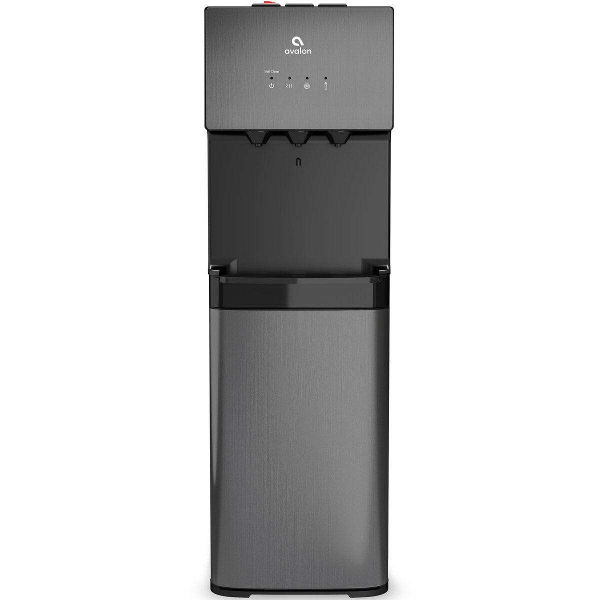 Self Cleaning Bottleless Water Cooler Dispenser, Black