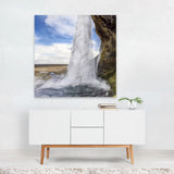 Seljalandsfoss Iceland ICLAND Seljalandsfoss Nature Art Print/Poster