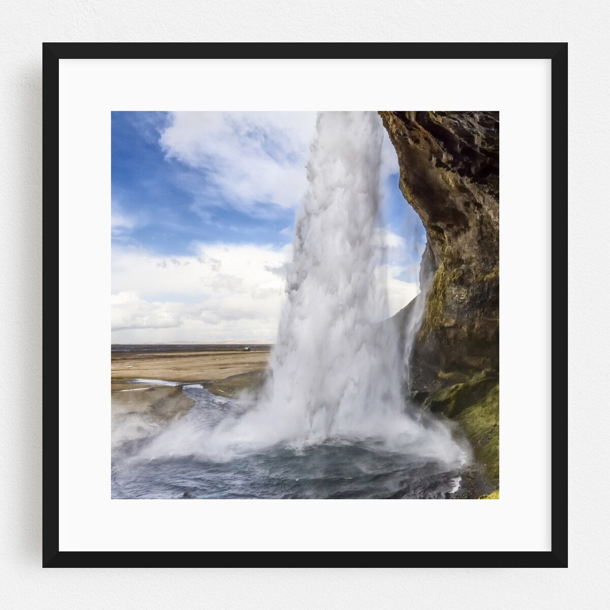 Seljalandsfoss Iceland ICLAND Seljalandsfoss Nature Art Print/Poster