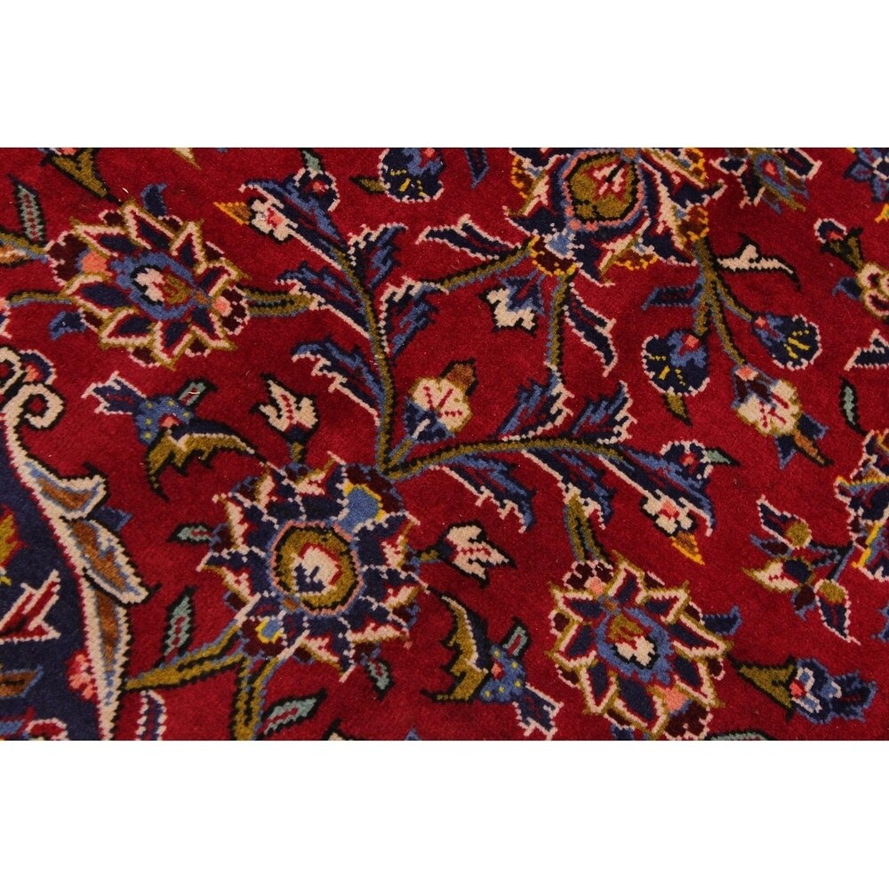 Antique Cordero Rust/Blue Wool Rug (9'10 x 13'9) - 9'10" x 13'9"