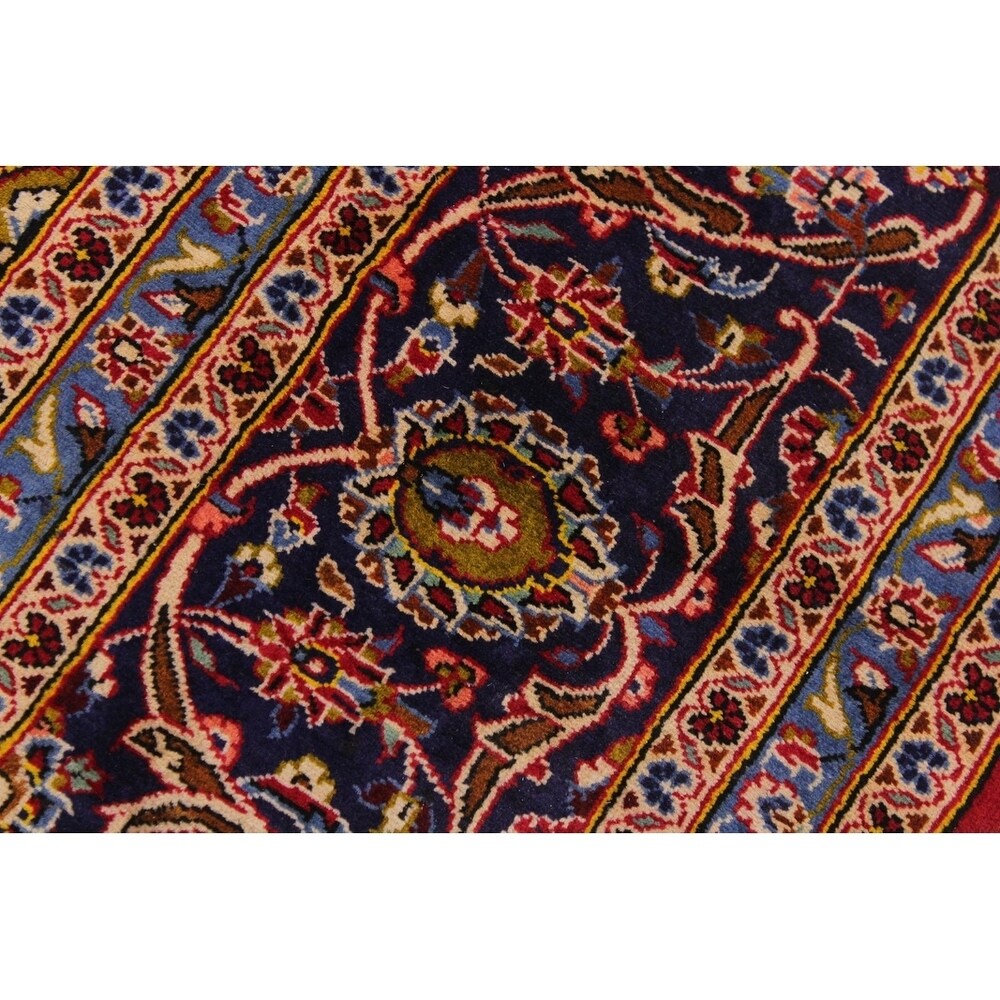 Antique Cordero Rust/Blue Wool Rug (9'10 x 13'9) - 9'10" x 13'9"