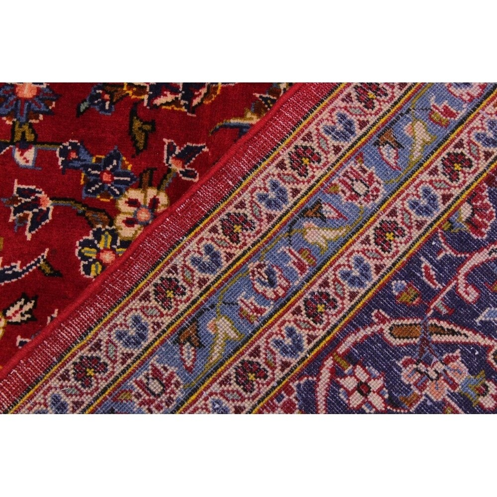 Antique Cordero Rust/Blue Wool Rug (9'10 x 13'9) - 9'10" x 13'9"