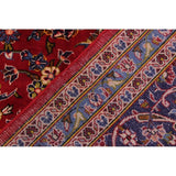 Antique Cordero Rust/Blue Wool Rug (9'10 x 13'9) - 9'10" x 13'9"