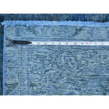 Semi Antique Overdyed Persian Tabriz Oriental Rug