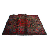 Semi Antique Zebara Red/Grey Runner - 4'4" x 7'7"