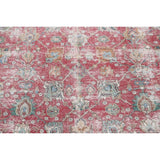 Semi-antique Distressed Floral Tabriz Persian Area Rug Wool Handmade - 9'1" x 12'2"