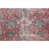 Semi-antique Distressed Floral Tabriz Persian Area Rug Wool Handmade - 9'1" x 12'2"