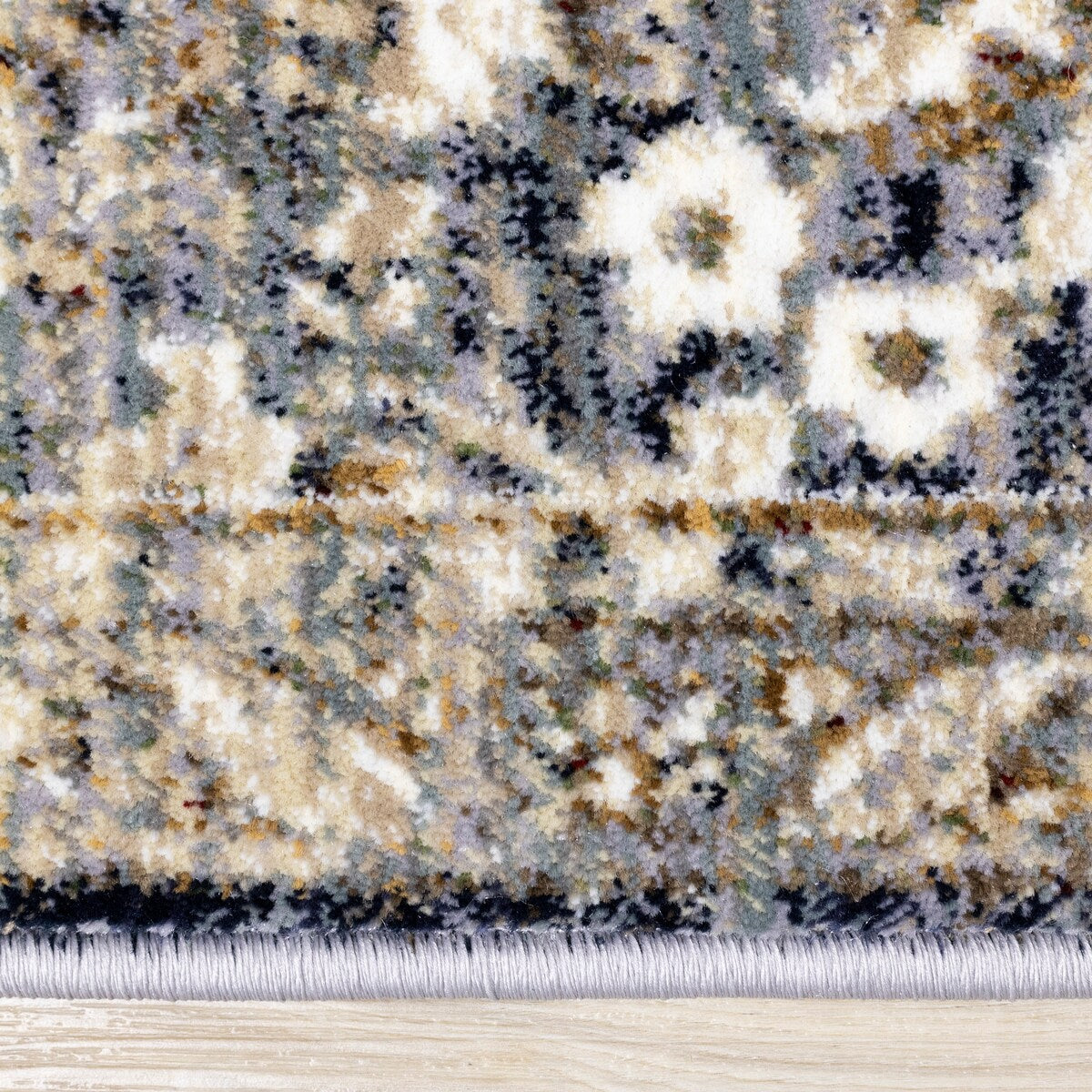 Sydney Collection - Beige/Grey Elaborate Border Rug