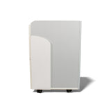 Seneca Pedicure Trolley Pedi Rolling Cart with Drawer, White / Light Grey - N/A