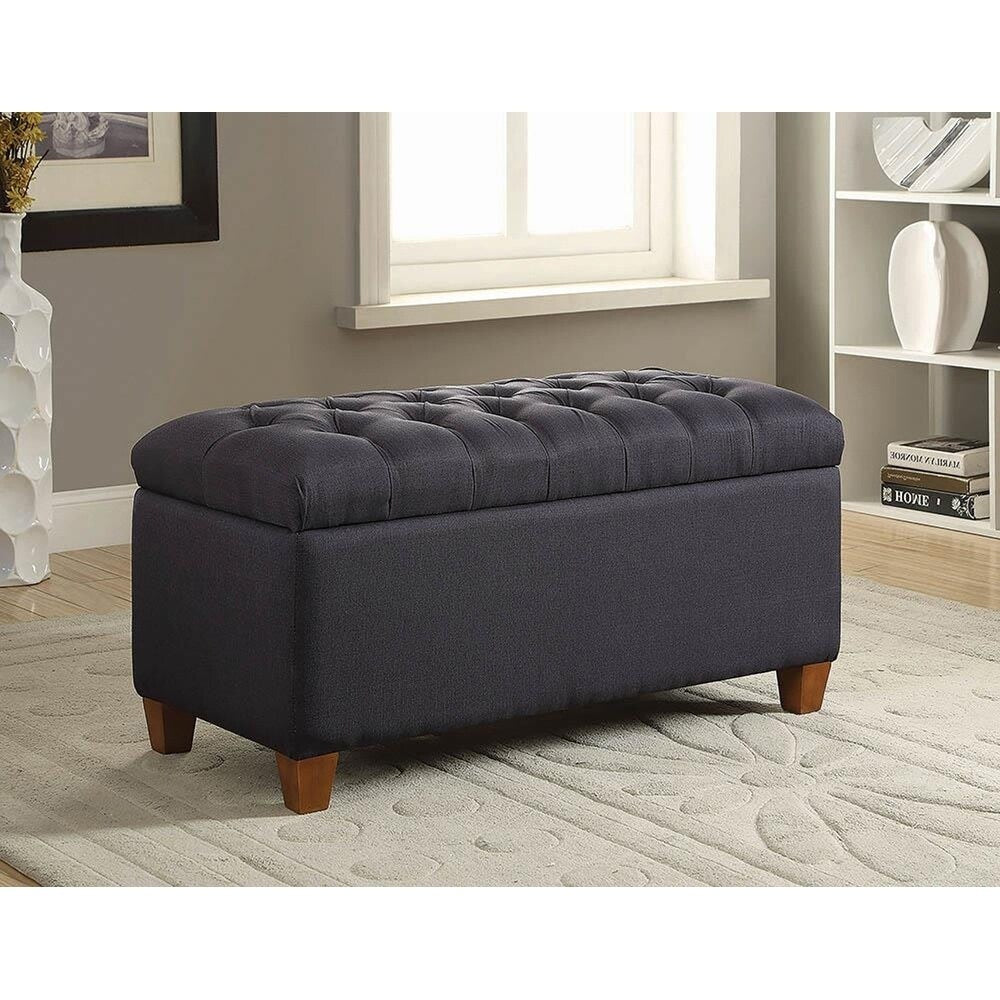 Senna Tufted Upholstered Storage Bench