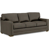 Senneka 90" Wide Genuine Leather Sofa
