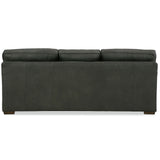 Senneka 90" Wide Genuine Leather Sofa