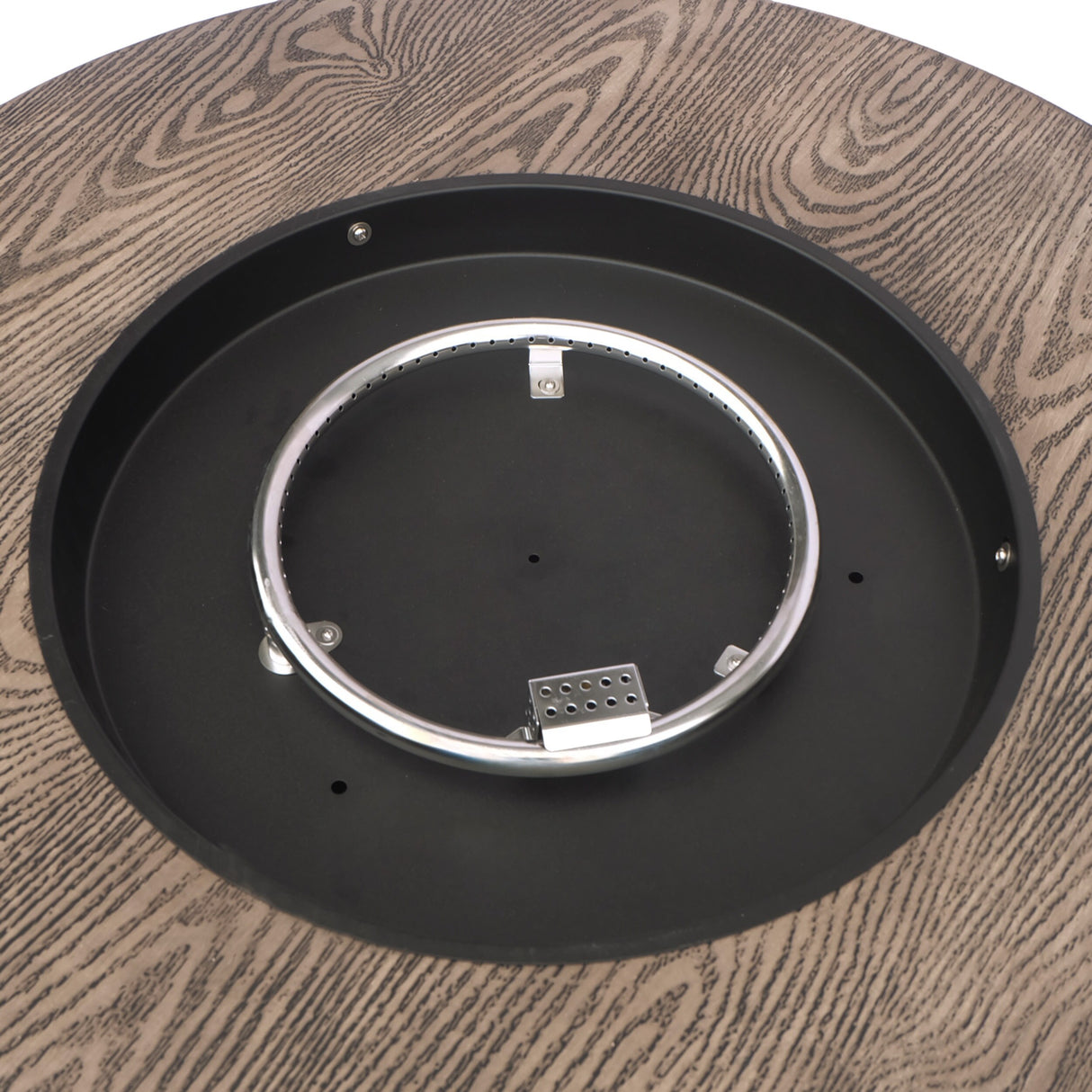 Senoia Outdoor 50,000 BTU Lightweight Concrete Circular Fire Pit (No Tank Holder) by Christopher Knight Home