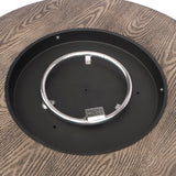 Senoia Outdoor 50,000 BTU Lightweight Concrete Circular Fire Pit (No Tank Holder) by Christopher Knight Home