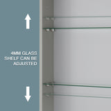 Sensor Switch LED Bathroom Mirror with Cabinet Makeup Vanity Mirror