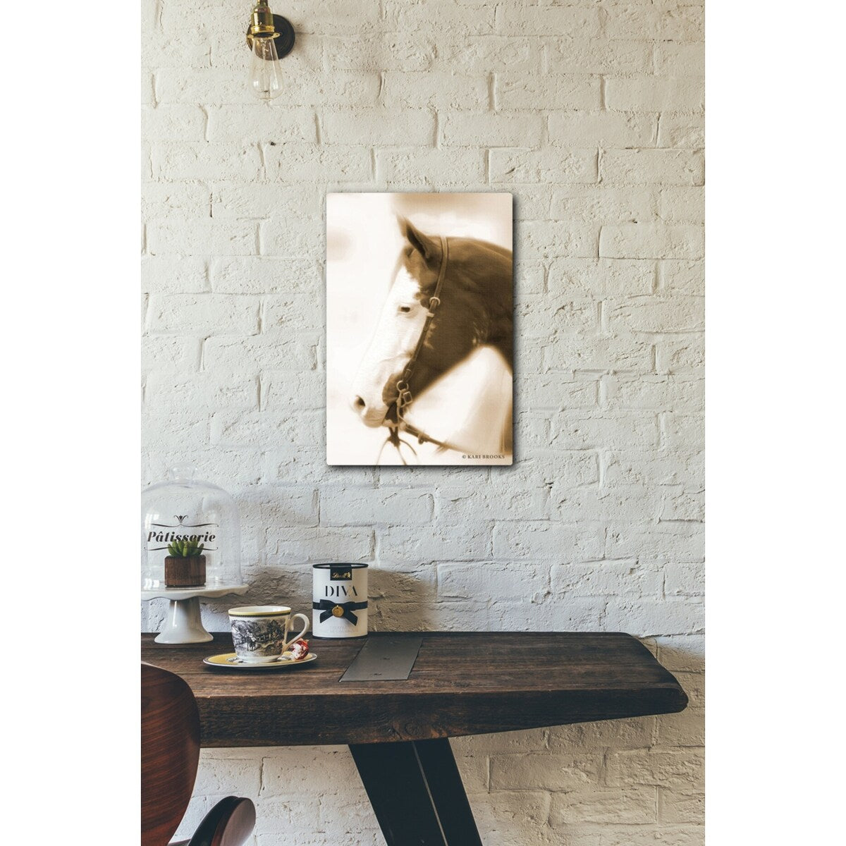 Sepia Dream 16x20 Gallery Wrapped Stretched Canvas