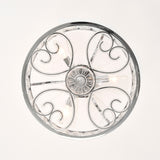Sepp 16 Inch Chrome Polish Crystal Fandelier - N/A
