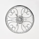 Sepp 16 Inch Chrome Polish Crystal Fandelier - N/A