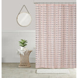 Sequin Shower Curtain 70x70 Shining Stripe Holiday Bathroom Decor Coco