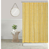 Sequin Shower Curtain 70x70 Shining Stripe Holiday Bathroom Decor Coco