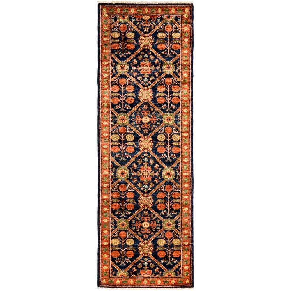 Serapi, Hand Knotted Runner Rug - 2' 0" x 6' 1" - 2' x 6'1" Runner