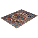 Serapi One-of-a-Kind Hand-Knotted Area Rug - Ivory, 8' 0" x 10' 2" - 8' 0" x 10' 2"