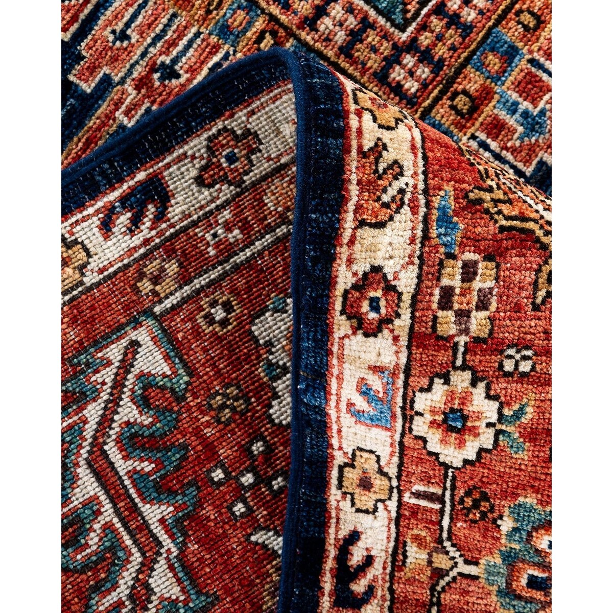 Serapi, One-of-a-Kind Hand-Knotted Area Rug - 9' 0" x 11' 8"