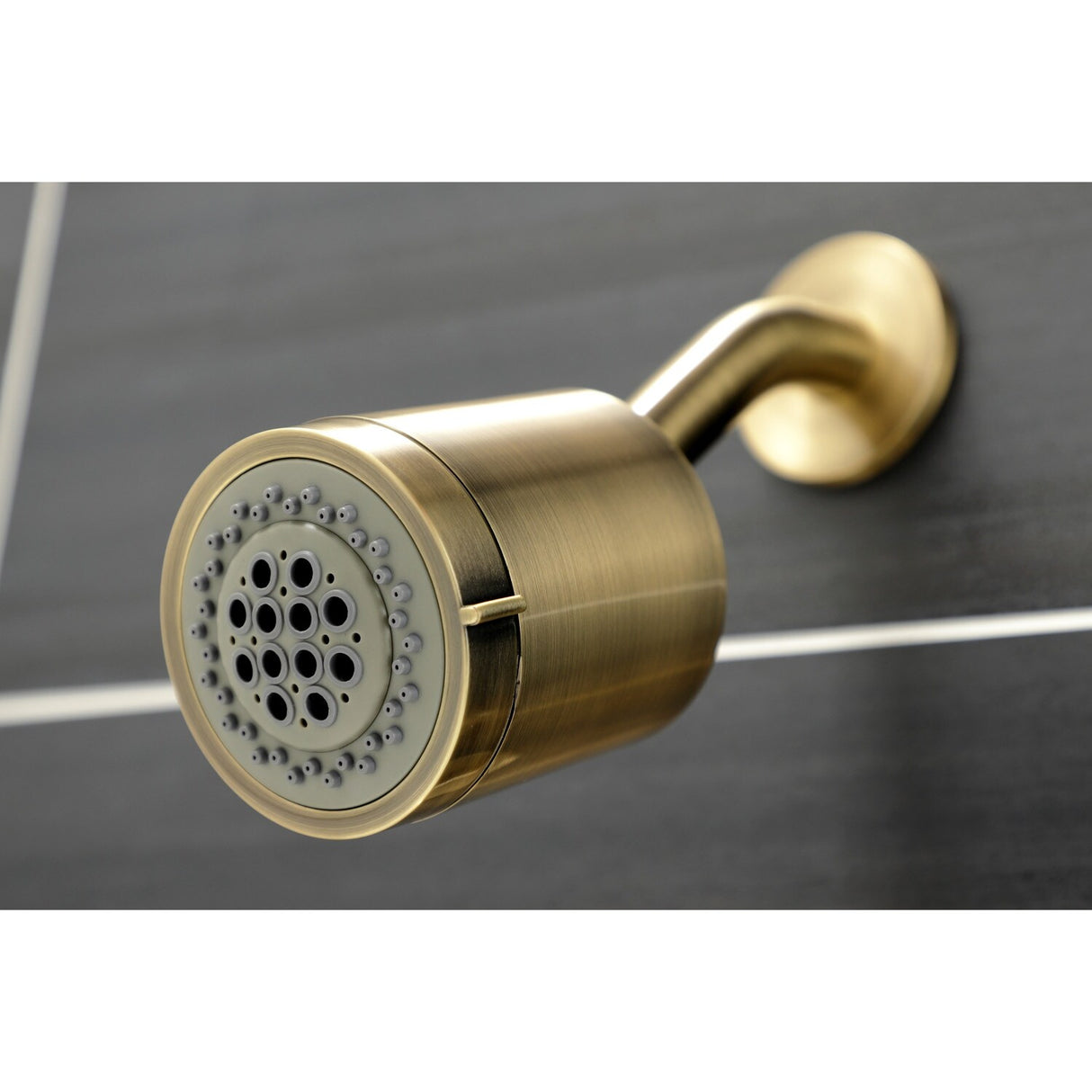 Kingston Brass Serena Three-Handle Tub and Shower Faucet